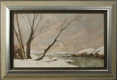 Charles CUZIN (1907–1975). Landscape with...