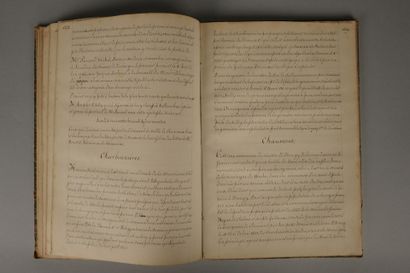 History of Savoy.
Handwritten notebook (3rd),...