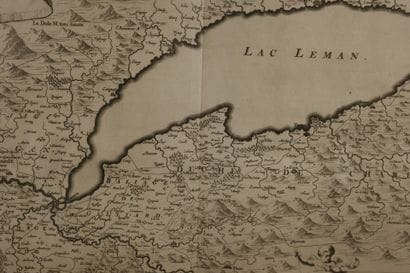 BLAEU - Ducatus chablasius et Lacus Lemanus...