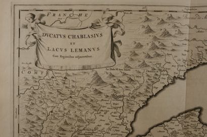 BLAEU - Ducatus chablasius et Lacus Lemanus...