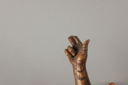 Germany, 19th century. Christ in glory
Carved...