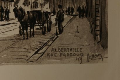 Set of prints including: - after Félix Benoist....
