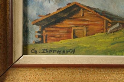 G. BERNARD (20th century). The Matterhorn
Oil...