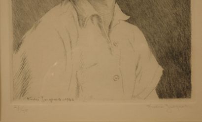 André JACQUES (1880–1960). Young Man from...
