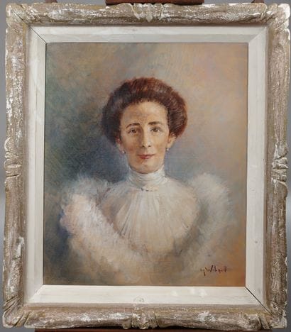 Marcel WIBAULT (1904–1998). Portrait of Eugénie...