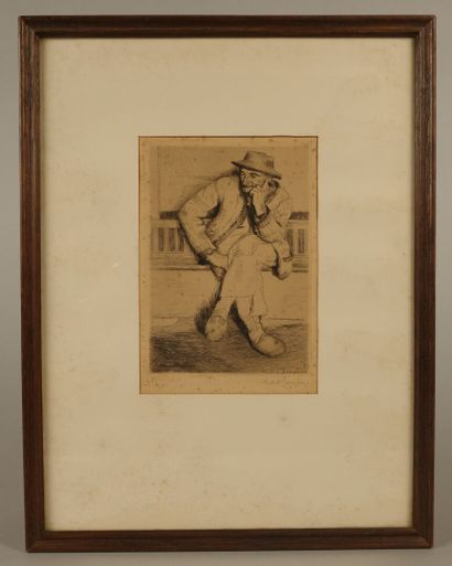 André JACQUES (1880–1960). Peasant from Les...