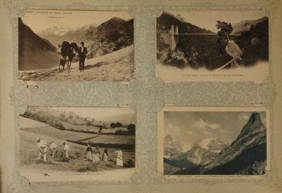 Album containing approximately 220 vintage...