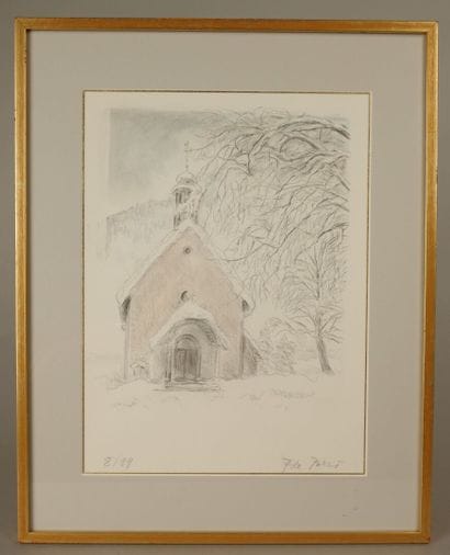 François de PORET (born in 1933). Landscape...