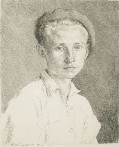 André JACQUES (1890–1960). Young Man from...