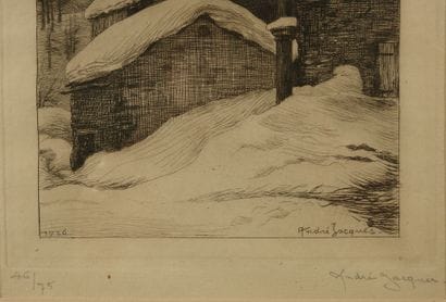 André JACQUES (1880–1960). Croix Bessannaise,...