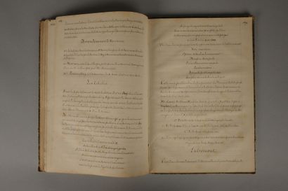History of Savoy.
Handwritten notebook (3rd),...