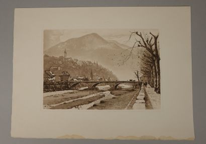 Set of prints including: - after Félix Benoist....
