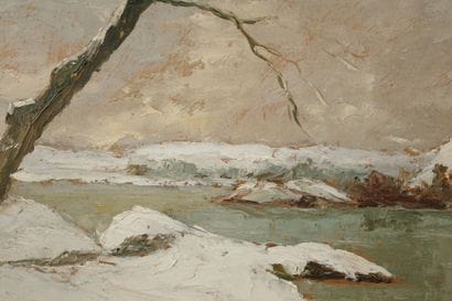 Charles CUZIN (1907–1975). Landscape with...