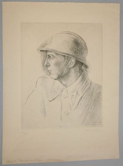 André JACQUES (1880–1960). Soldier of the...
