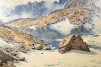 Charles BERTIER (1860–1924). Lac Blanc in...