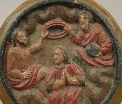 The Coronation of the Virgin Mary
Tondo bas-relief,...