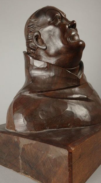 GALDI (20th century). Bust of a monk
Natural...