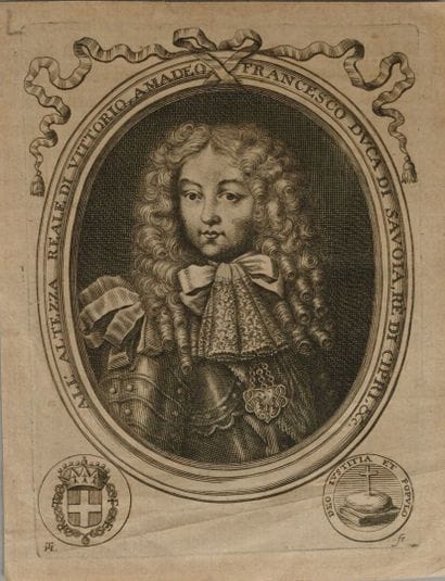 Set of four engravings: - FROSNE (17th century)....
