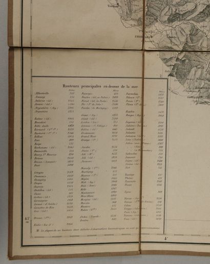 Alphonse FAVRE (1815–1890). Geological Map...