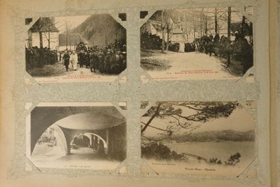 Album containing approximately 220 vintage...