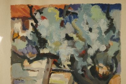 Bruno PERINO (1925–1996). Olive Harvest
Gouache...