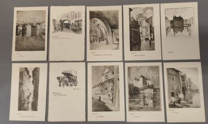 André JACQUES (1880–1960), after. Set of...