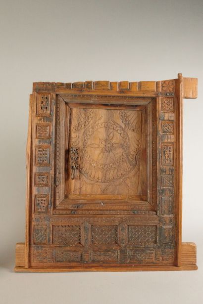 Set includes: - INDIA. Single-panel carved...