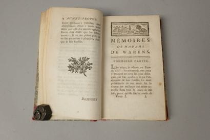 WARENS (Louise-Éléonore de). Mémoires de...