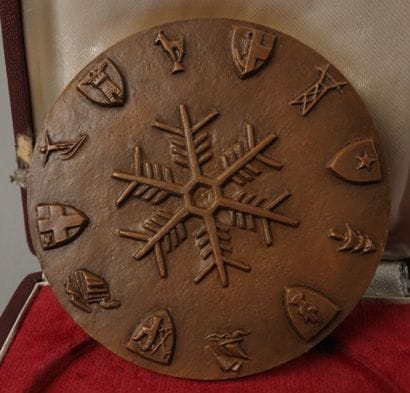 Bronze medal from the Chambéry Chamber of...