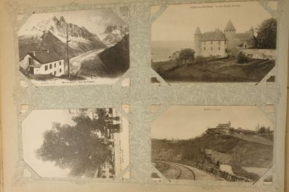 Album containing approximately 220 vintage...