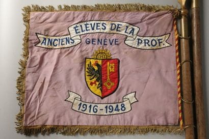 Silk pennant from the Collège Moderne in...