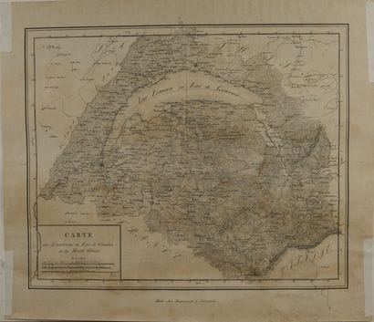 HEMMERDE & SCHWETSCHKE. Map of the area around...