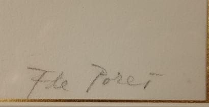 François de PORET (born in 1933). Landscape...