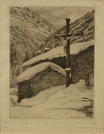André JACQUES (1880–1960). Croix Bessannaise,...