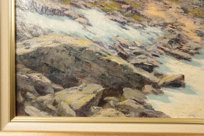 Charles BERTIER (1860–1924). Lac Blanc in...