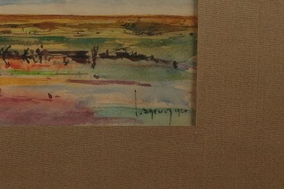 Joannès DREVET (1854–1940). View of Lake...