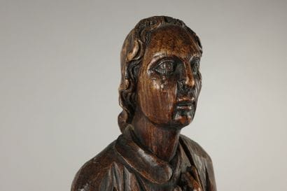 France, 17th century. Saint John of Calvary
Wooden...