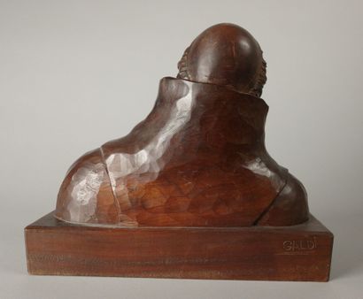 GALDI (20th century). Bust of a monk
Natural...