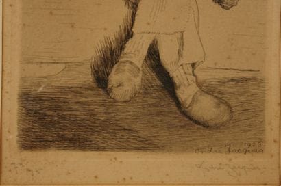 André JACQUES (1880–1960). Peasant from Les...