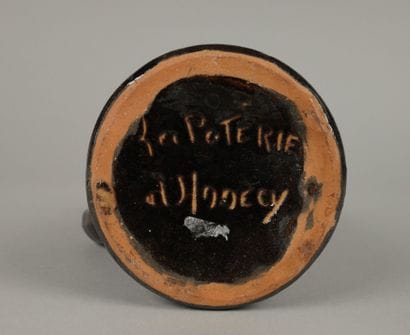 SAINT JORIOZ, Annecy pottery. Glazed terracotta...