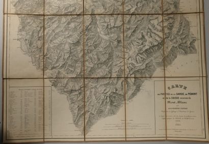 Alphonse FAVRE (1815–1890). Geological Map...