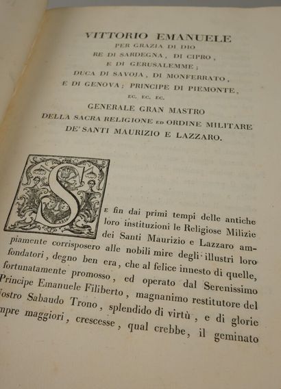 Regie Magistrali patenti containing the laws...