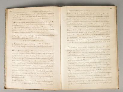 History of Savoy.
Handwritten notebook (3rd),...