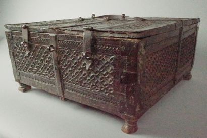 PAKISTAN, late 19th century. Wooden chest...
