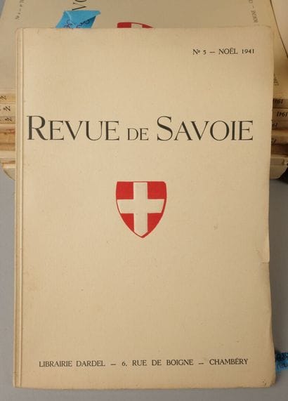 REVUE DE SAVOIE. Dardel Bookstore, comprising:...