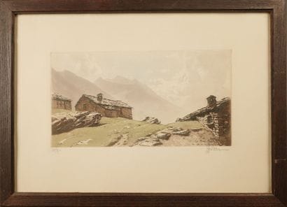 Joanny DREVET (1889–1969). Mont-Cenis at...