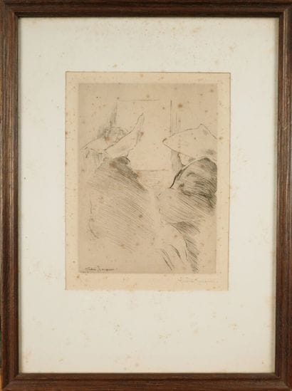 André JACQUES (1880–1960). The Two Sisters,...