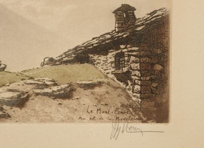 Joanny DREVET (1889–1969). Mont-Cenis at...