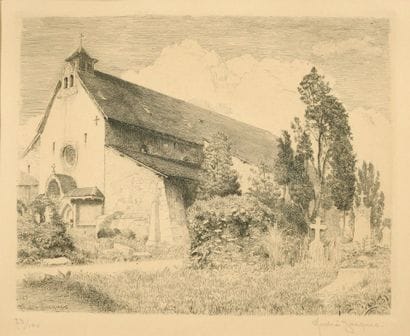 André JACQUES (1880–1960). The Church and...