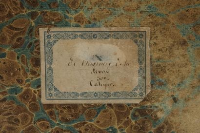 History of Savoy.
Handwritten notebook (3rd),...